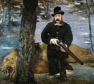 Monsieur Pertuiset Lion Hunter Edouard Manet